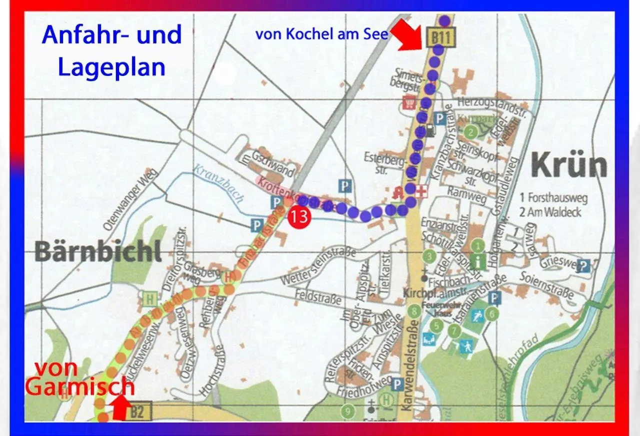 Apartment Ferienwohnungen am Kranzbach FeWo2 Krün Deutschland